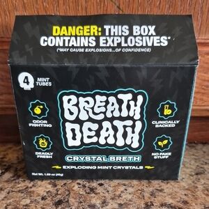 Breath of Death Crystal Breath Mint Tubes